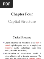 Chapter Four: Capital Structure