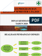 Realisasi Program Dan Kegiatan SD Semester 1 Ta.2020