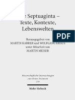 Kraus, Wolfgang - Karrer, Martin (HRSG.) - Die Septuaginta - Texte, Kontexte, Lebenswelten - Internationale Fachtagung Veranstaltet Von Septuaginta Deutsch (LXX.D), Wuppert PDF