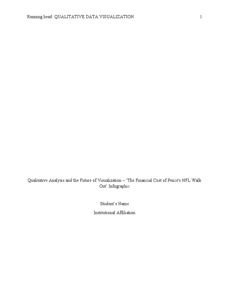 Running Head: Qualitative Data Visualization 1 | PDF | Infographics ...