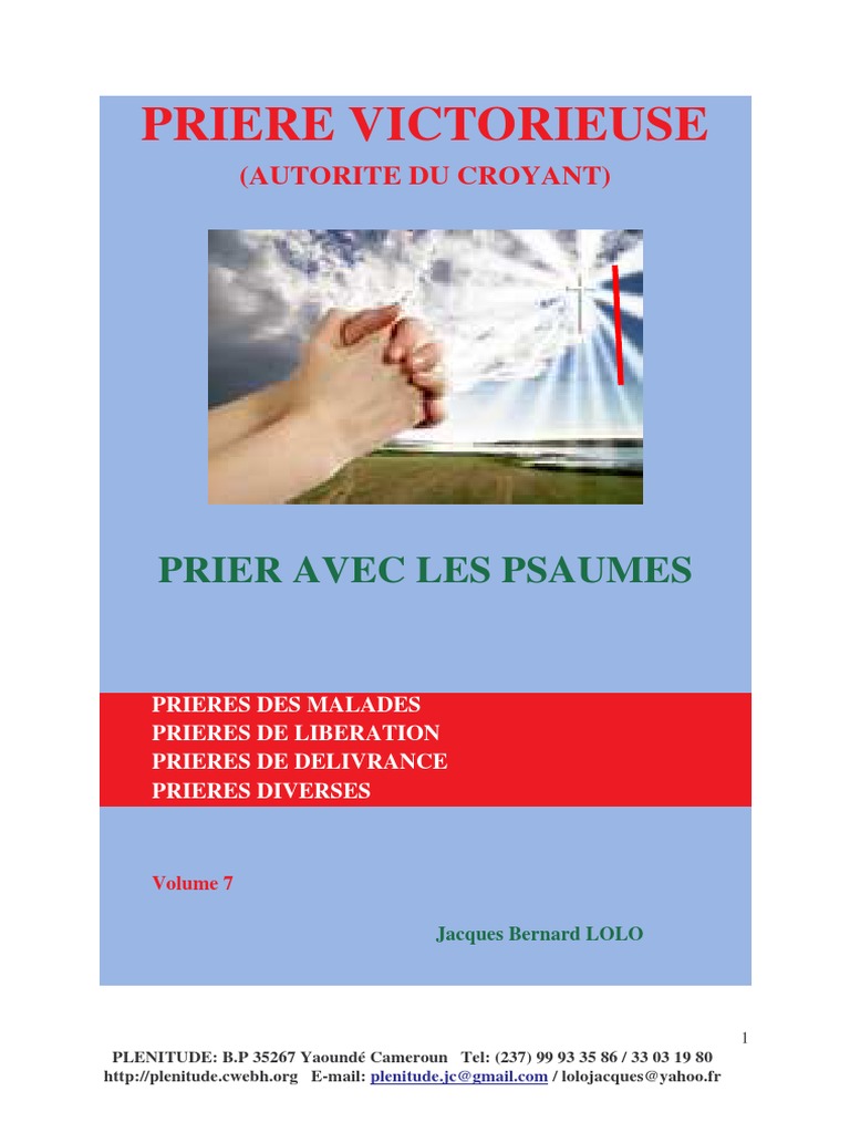 Psaume 140 Pour Se Protéger Des Méchants Prier Avec Les Psaumes - 001 | PDF | Prière | Amour