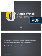 Apple Watch: User Onboarding