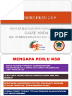 Jambore HKSN Dan Simulasi KSB Gajah Mada 2019