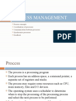 PROCESS MANAGEMENT: COORDINATION AND SYNCHRONIZATION