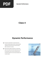 Class 4 - Dynamic Performance Characteristics