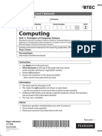 Additional Sample Assessment Material Unit 1 Principles of Computer Science PDF