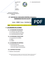 Epreuve - CEMAC - CTRL - Ext - Presentation CEMAC PDF
