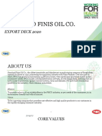 Standard Finis Oil Co.: Export Deck 2020