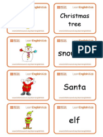 Flashcards Christmas PDF