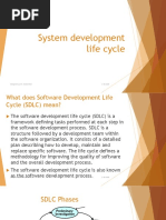 9 System Development Life Cycle