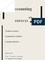 Accounting: AS-Edexcel