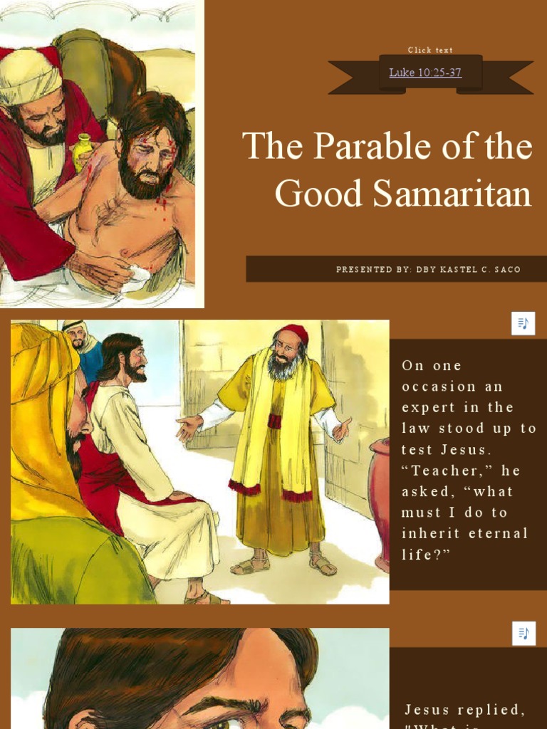 The Parable of The Good Samaritan | PDF