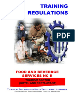 TR - Food and Beverage Services NC II