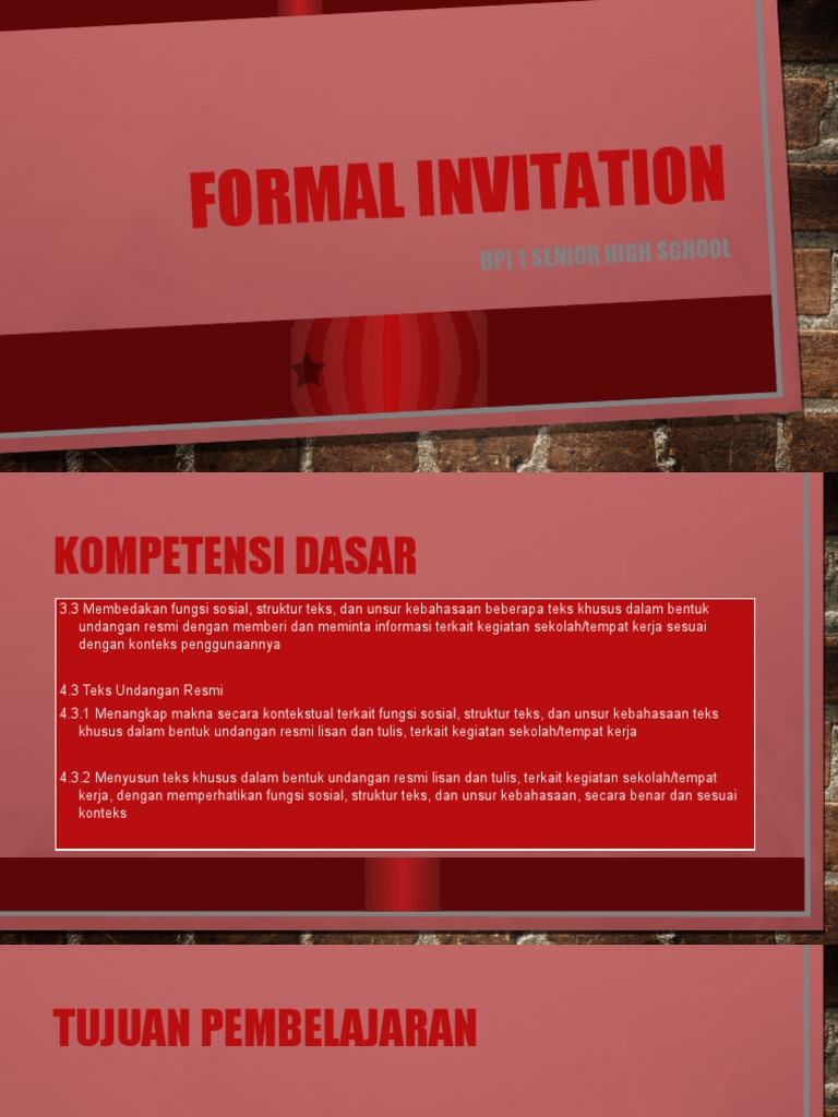 Guide to Writing Formal Invitations | PDF