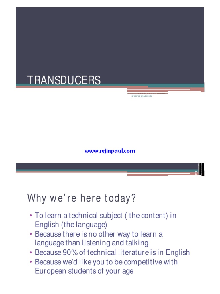 Transducers Engineering Notes PDF PDF Thermocouple Electrical