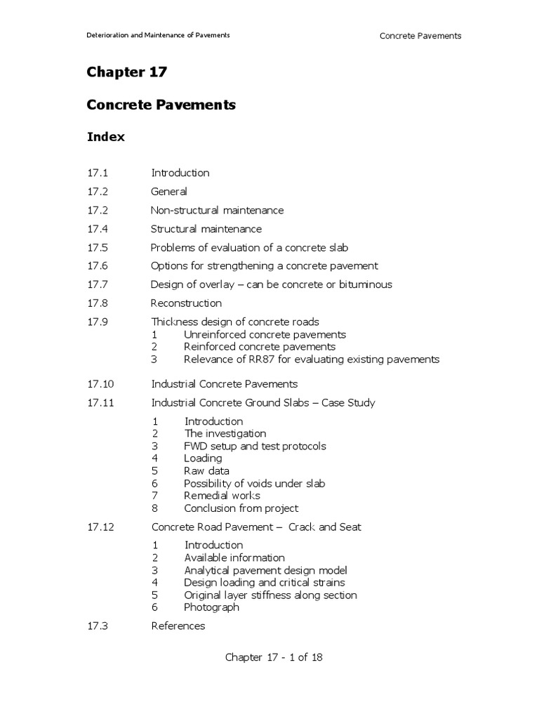 Concrete Pavement Maintenance Guide | PDF | Road Surface | Road
