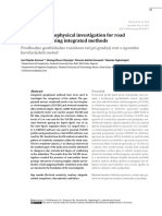 [18547400 - Materials and Geoenvironment] Preliminary geophysical investigation for road construction using integrated methods.pdf