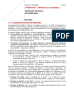 Tema 2 (La CA, La Provincia y El Municipio)