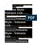 Volcano Style - Volcano Lick Volcano Style - Volcano Lick Volcano Style - Volcano Lick Volcano