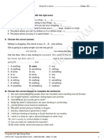 Quarter 3 - LESSON 3B A. Grammar & Vocabulary I. Complete The Explanations With The Right Word