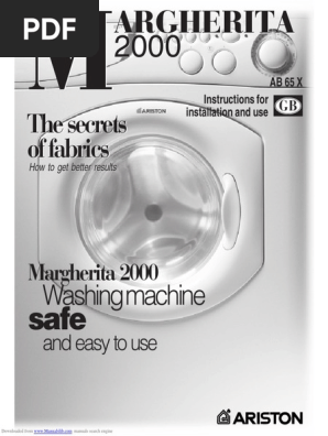The Secrets Of Fabrics | PDF | Washing Machine | Laundry