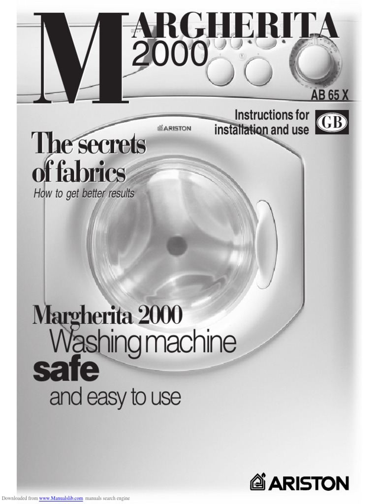 The Secrets Of Fabrics | PDF | Washing Machine | Laundry