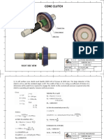 Cone Clutch: Isometric View