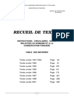RECUEIL 90-2001 Texts Instructions Circulaires DGDN Francais PDF