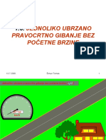 1.5. Jednoliko Ubrzano Pravocrtno Gianje Bez Početne Brzine