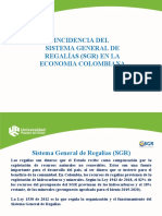 Incidencia SGR en Economia Colombiana