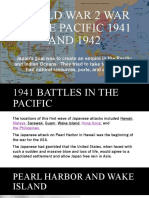 War in The Pacific From Pearl To Midway