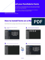 How To Install Your Fontfabric Fonts PDF