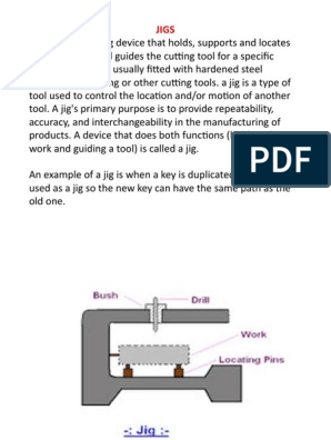 Jigs and Fixtures, PDF, Economic Sectors