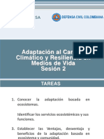 Sesion 2 Tipos de Adaptacion Al Cambio Climatico PDF