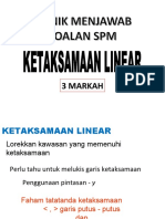 KETAKSAMAAN LINEAR