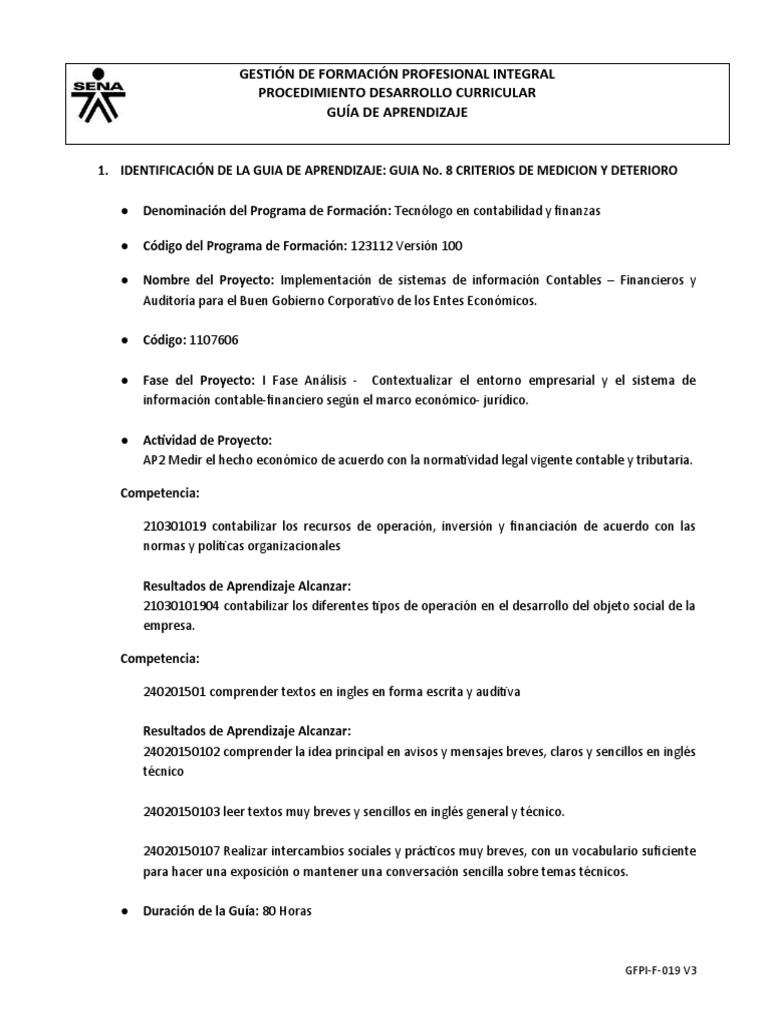 Criterios de Medición en Contabilidad | PDF | normas internacionales de ...
