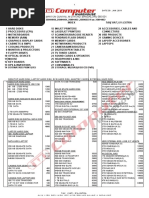 710, Barton Centre, M G Road, Bangalore 560 001: A.O: Against Order Tax (Vat) 5% Extra