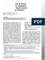 Cleftlipandpalate Surgery:Anupdate Ofclinicaloutcomes Forprimaryrepair