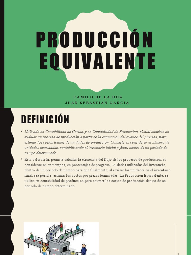 Producción Equivalente Expo | PDF | Inventario | Contabilidad