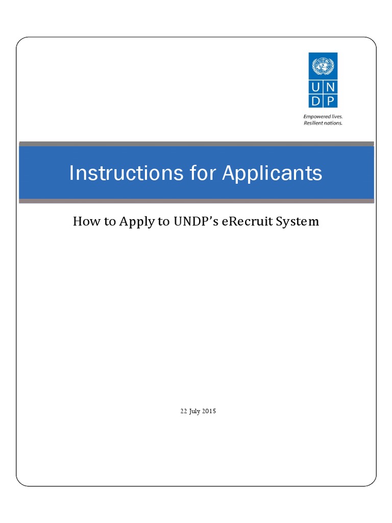 Application Guidelines PDF | PDF | Résumé | Employment
