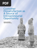 Download Customer Dissatisfaction as A Source of Entrepreneurial Opportunity1 by Tarun Sethi SN48259034 doc pdf