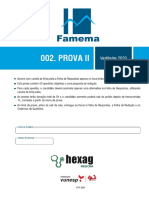 Simulado FAMEMA 2 Prova hexagMEDICINA Julho ONLINE PDF