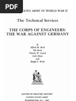 Corps of Engineers the War Against Germany
