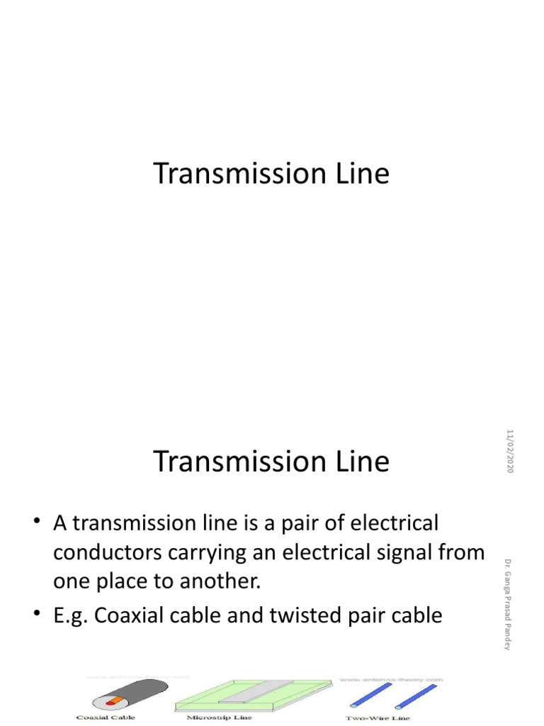 Transmission Line | PDF | Transmission Line | Electrical Impedance