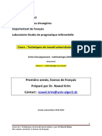 FR L1 Méthodologie Séance1