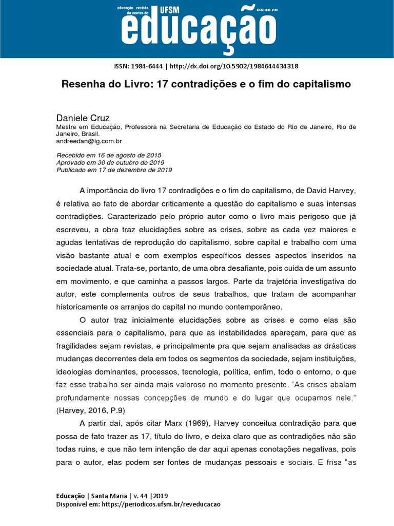 17 Contradições do Capitalismo | PDF | Dinheiro | Contradição