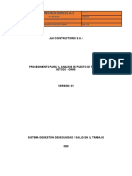 Procedimiento para Analisis de Trabajo Owas