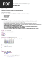 061 Java Cheat Sheet | PDF