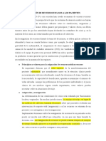 Asignación de Recursos Escasos A Los Pacientes