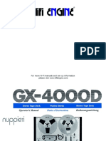 05 AKAI gx-4000d Manual